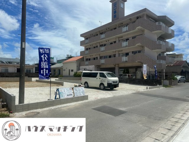 リーブルガーデン名護市宮里　第２・３号棟の駐車場|2026年7月撮影の建築中写真（2027年3月完成予定）