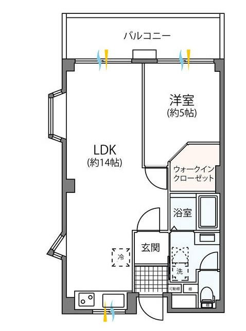 旧ピアライフ久地 の間取り