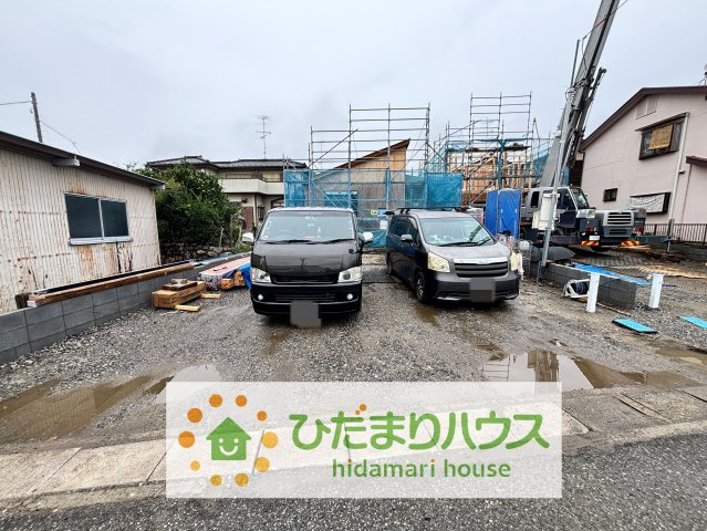 羽生市西４期　新築一戸建て　01　グラファーレの駐車場|26/09/11　撮影