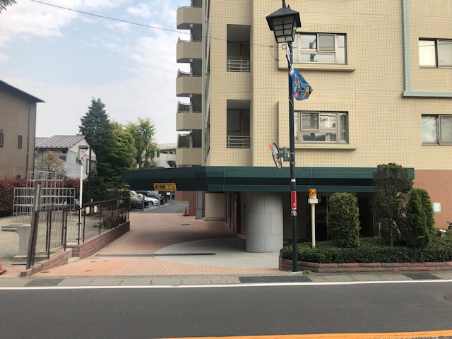 パークホームズ二子多摩川フェアアリーナ駐車場の外観