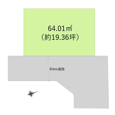 朝霞市田島２丁目の売地の土地図|建築条件のない土地ですので、お好みのハウスメーカーでマイホームを建築できます。
周辺は低層住宅が建ち並ぶ落ち着いた住環境です。
資料請求やご見学などお気軽にお問い合わせください。