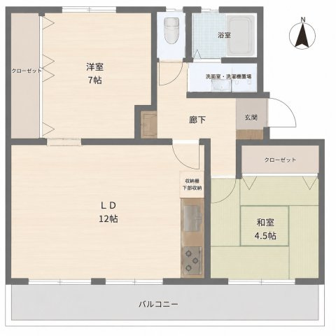 【間取り】 | 東逗子第二団地17号棟