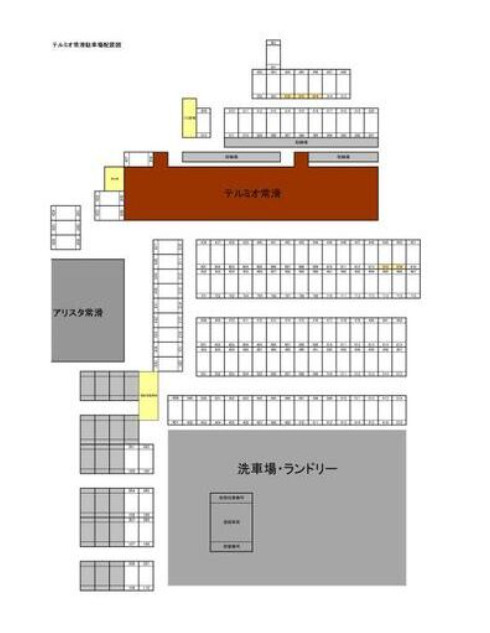 テルミオ常滑の区画図