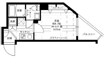 ステージファースト三軒茶屋アジールコートⅡの間取り|間取りです。
