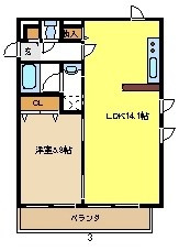ＩＮＶＩＬＬＡＧＥの間取り