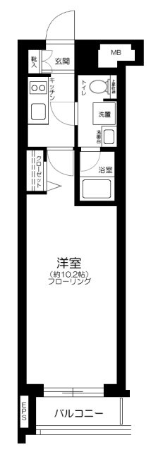 ステージファースト東新宿の間取り
