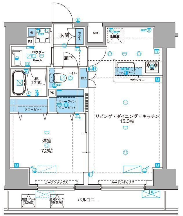 ジェノヴィア浅草Ⅲグリーンヴェールの間取り