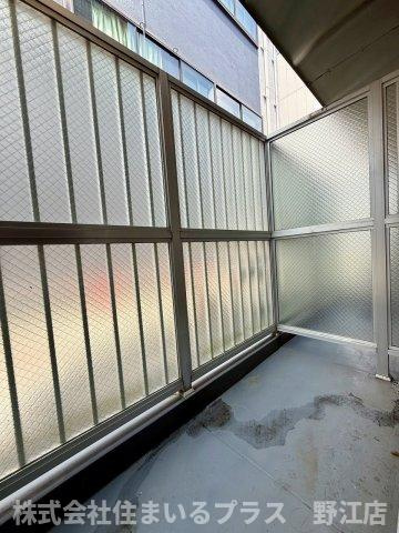 北通ハイツのバルコニー