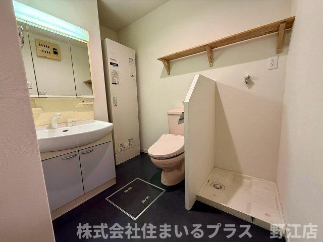 北通ハイツの洗面所