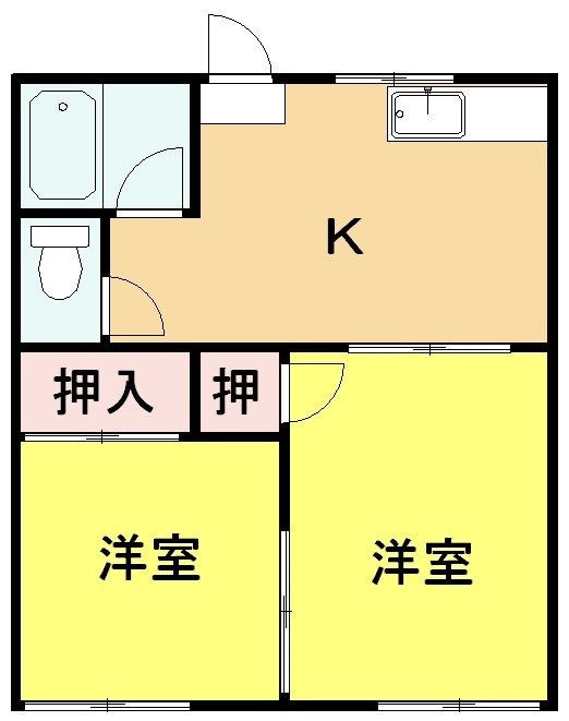 グリーンコーポラスの間取り