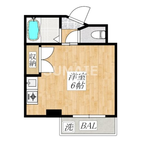 フジマツ第３ビルの間取り|オートロック付きのマンションです