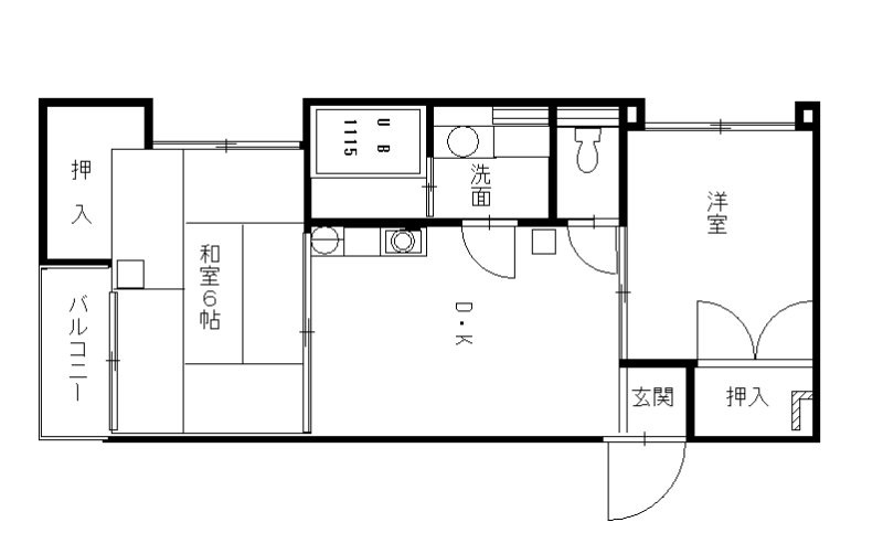メゾンピレネの間取り