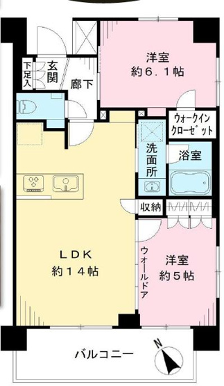 【間取り】 | パレステージ杉並松庵