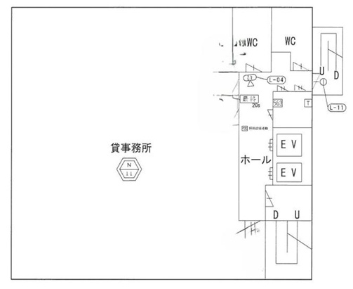 茨木大手町ビルの間取り