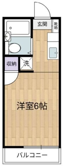 移山ハイツの間取り