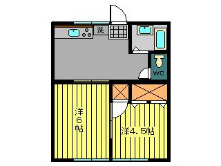 【間取り】 | ブロッサムＡ