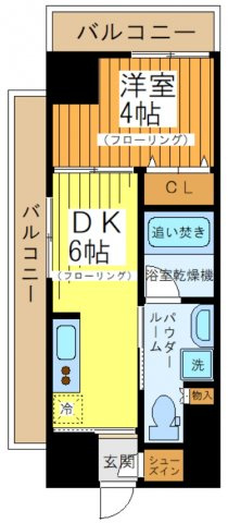 レジディア都立大の間取り