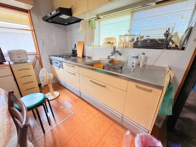 八代市本野町　延べ床33坪以上　平屋のキッチン