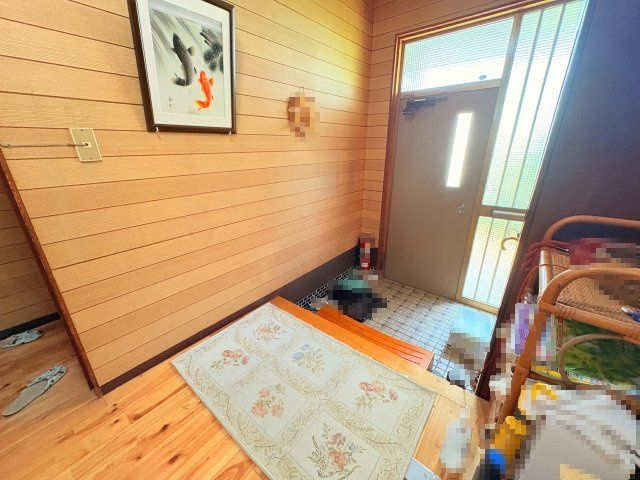八代市本野町　延べ床33坪以上　平屋の玄関