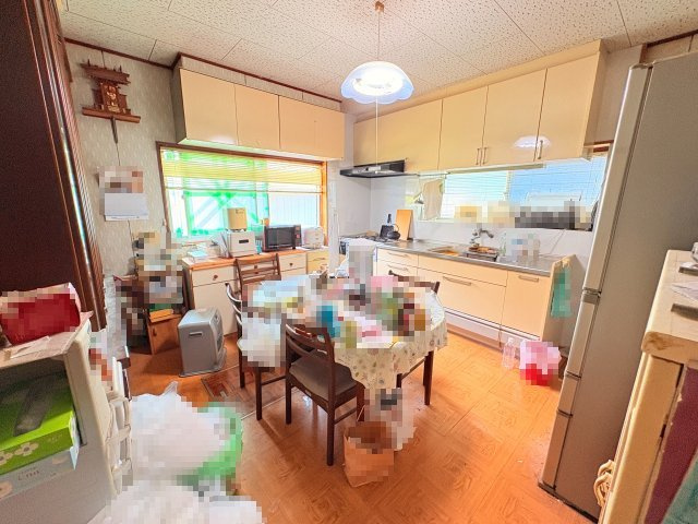 八代市本野町　延べ床33坪以上　平屋のキッチン