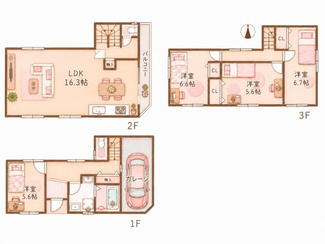 下馬伏町　中古一戸建ての間取り|間取り図はいかがですか？ご希望を叶える間取りですか？リビングの広さは？水回りの位置は？カウンターキッチン？など色々な情報が集約されています。弊社ではリフォームなどのご相談も承っております。