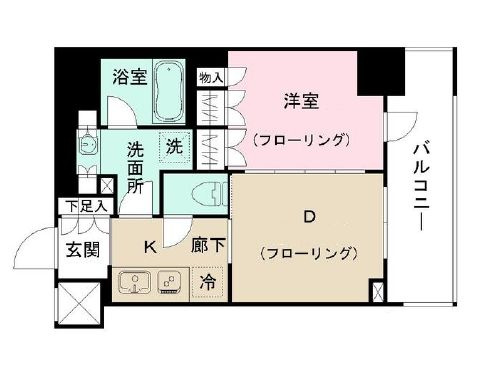 日神デュオステージ板橋駅前の間取り|間取りです。
