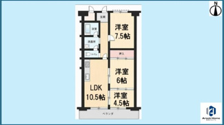 【間取り】 | 千成ハイツ