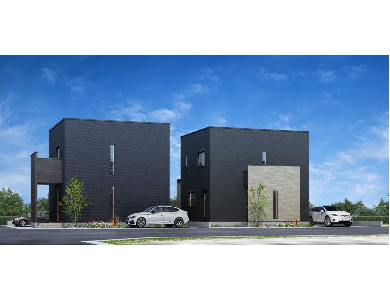 東近江市市子川原の外観パース|外観パース