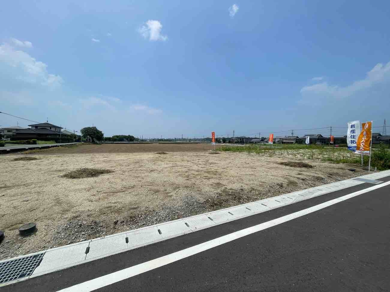 菊陽町久保田の前面道路含む現地写真|現地（2025年7月9日）撮影
