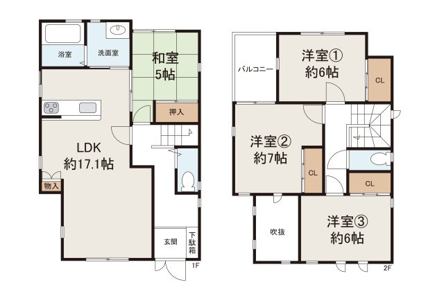 堺市東区草尾の間取り|リフォームの詳細についてはお問い合わせください。