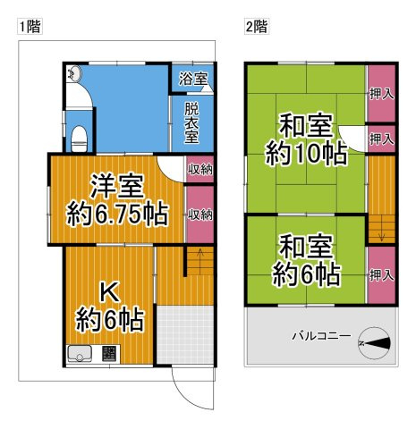 松原市別所3丁目の間取り|
