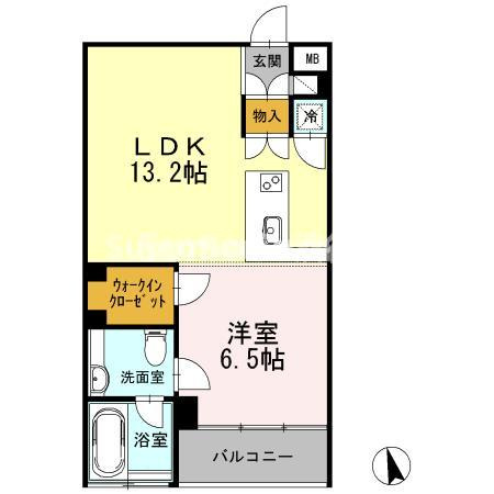 カスタリア目黒長者丸の間取り