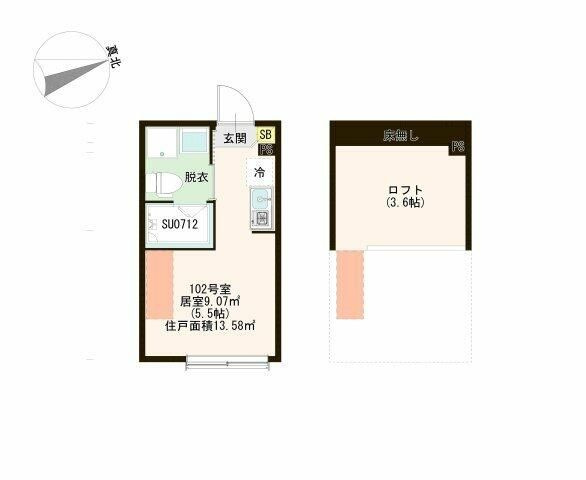 ラヴィ新小岩の間取り