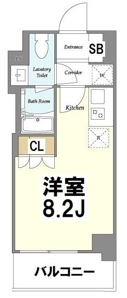 ＢＰＲレジデンス船橋本町の間取り
