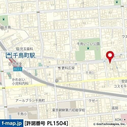 サンテミリオン千鳥町の地図