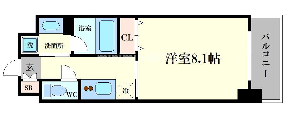 グランバース福島の間取り