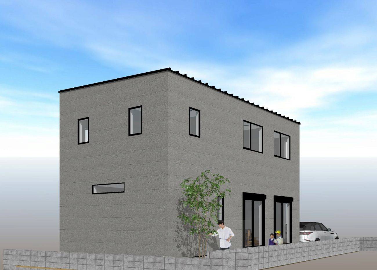 桃園二丁目の外観|【建物参考プラン】
※本パースはイメージであり、実際の施工とは異なる場合があります。ご了承下さい。
