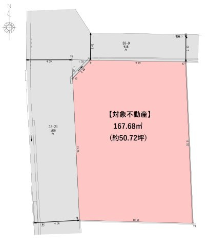 若園一丁目（20期）の土地図