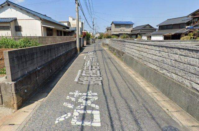 蜷田若園三丁目（4期）の前面道路含む現地写真