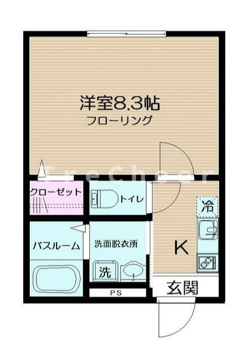 シャトレバレ町屋の間取り