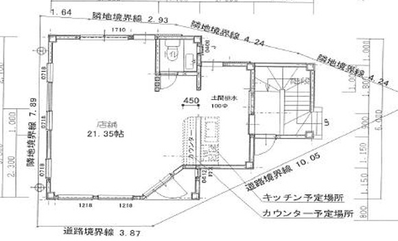 岸部北５丁目店舗事務所の間取り