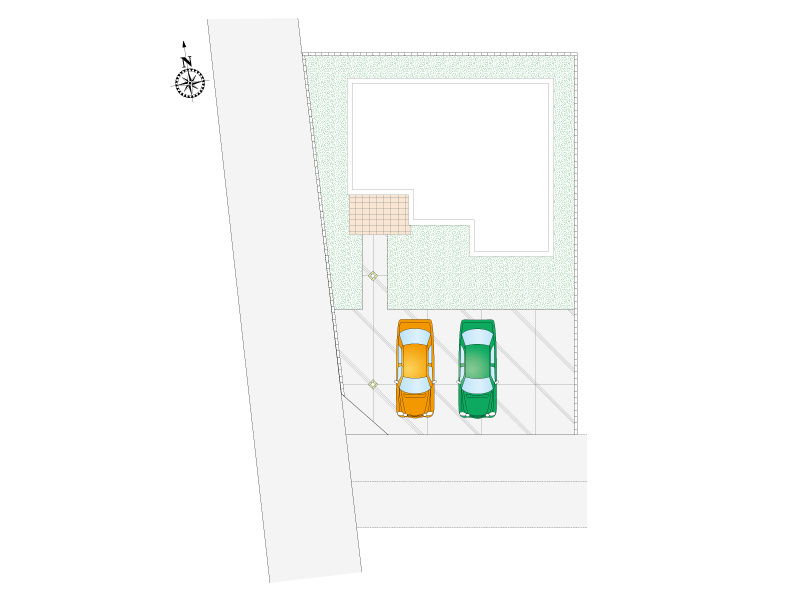 【１号棟：配置図】
