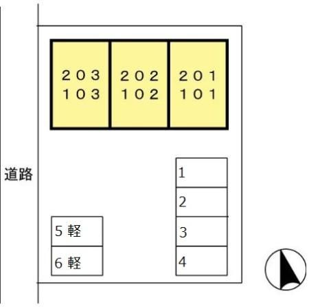 モナリエ薄場の区画図
