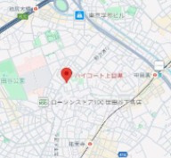 ハイコート上目黒の地図