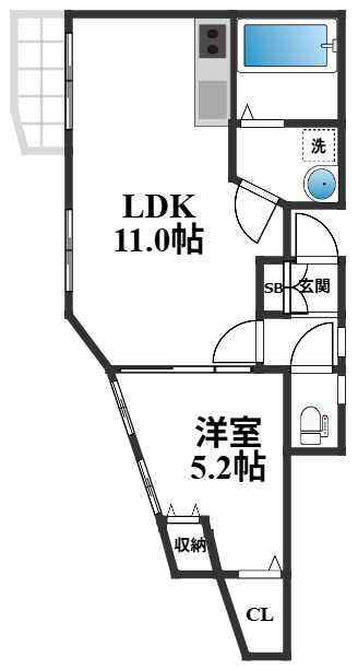 カーサイーストの間取り