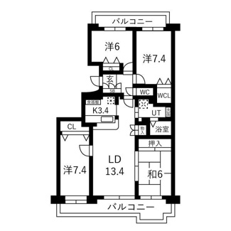 【間取り】 | ロピア札幌西