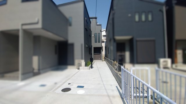 尼崎市西昆陽　新築戸建の駐車場