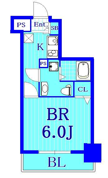 グリフィン横浜桜木町参番館の間取り