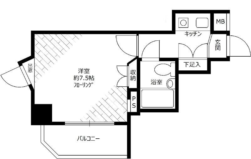 ダイアパレス池尻大橋の間取り|間取りです。