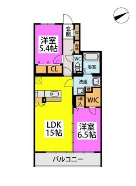 ステラガーデンの間取り